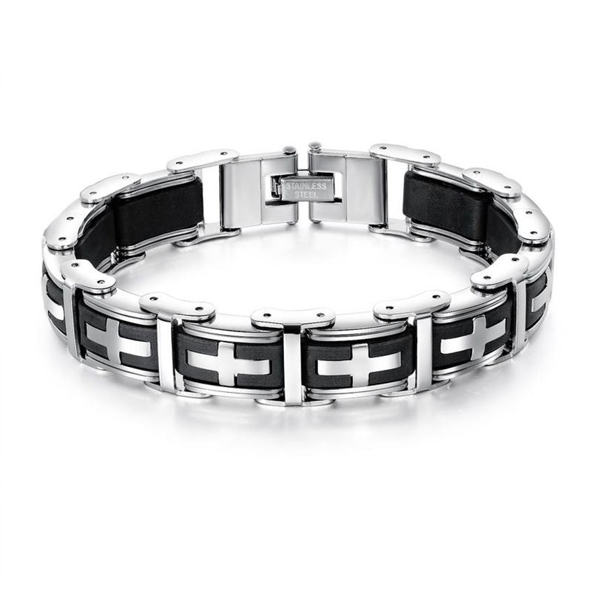 更新:79769495-98 (2pc/2件) 手鈪手鏈手鐲十字架 cross bracelet #pdc 750800