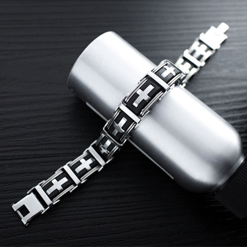 更新:79769495-98 (2pc/2件) 手鈪手鏈手鐲十字架 cross bracelet #pdc 750800
