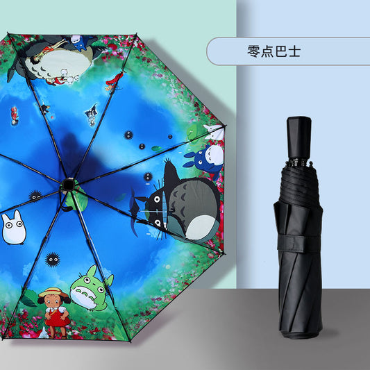 更新:79769495-95 (2pc/2件) 雨遮雨傘宮崎駿龍貓totoro umbrella #pdc 991409