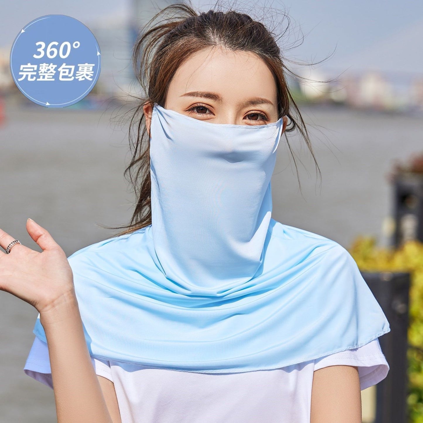 更新:79769494-99 (2pc/2件) 防風防曬頭套面罩 ski sunscreen mask #pdc 950717