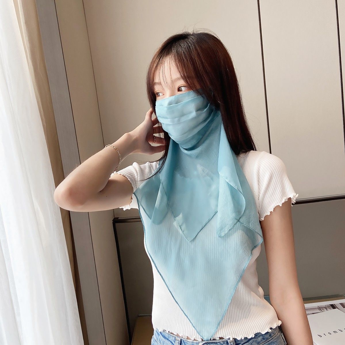 更新:79769494-99 (2pc/2件) 防風防曬頭套面罩 ski sunscreen mask #pdc 950717