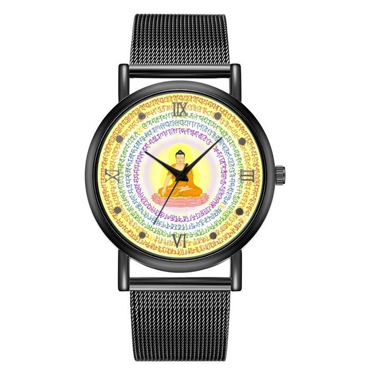 更新:79769494-94 (2pc/2隻) 手錶六字真言楞嚴咒大悲咒佛教 toy watch #PDC 802041
