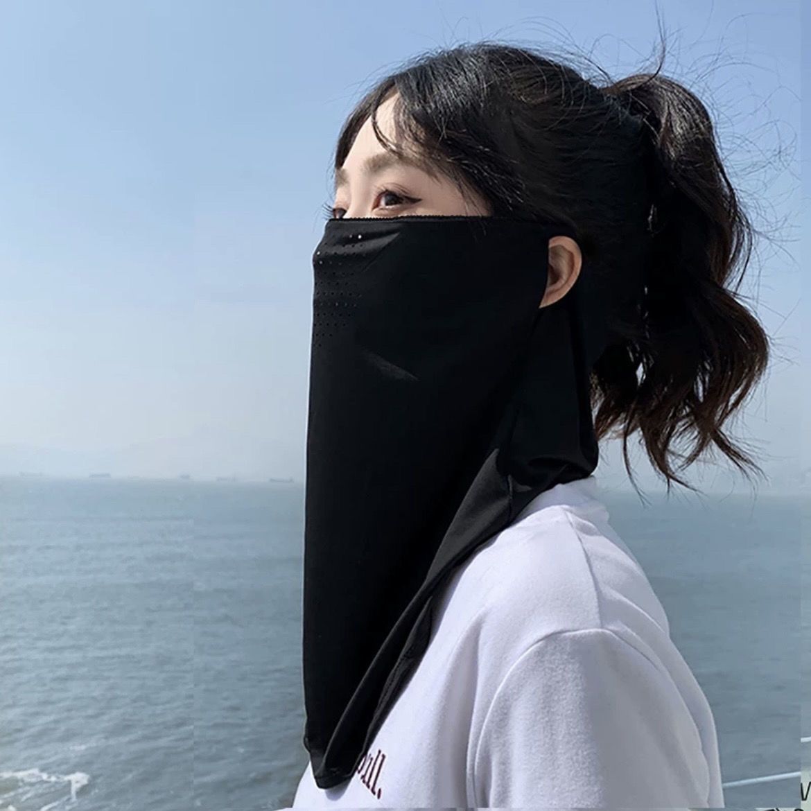 更新:79769493-98 (2pc/2件) 防風防曬頭套面罩 ski sunscreen mask #pdc 840752
