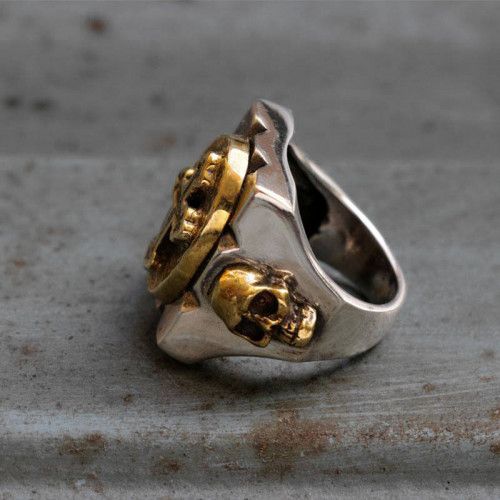 更新:79769493-96 (2pc/2件) 戒指骷髏頭 skull ring #pdc 700833