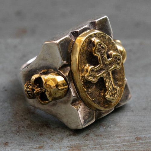 更新:79769493-96 (2pc/2件) 戒指骷髏頭 skull ring #pdc 700833