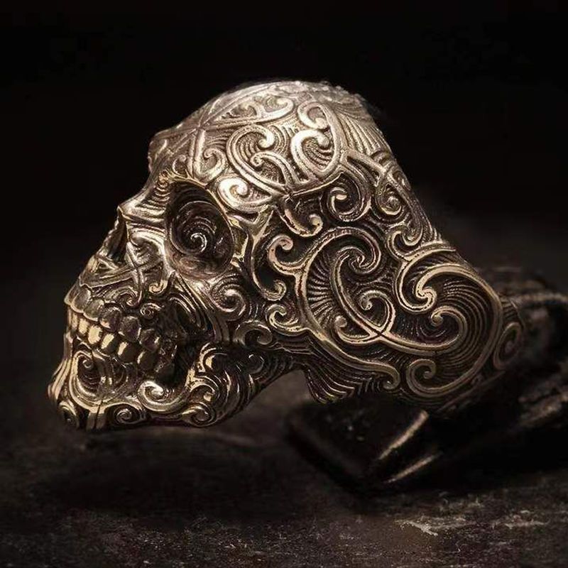 更新:79769493-96 (2pc/2件) 戒指骷髏頭 skull ring #pdc 700833