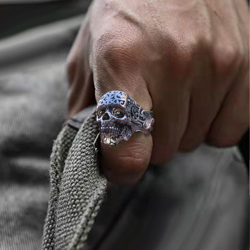 更新:79769493-96 (2pc/2件) 戒指骷髏頭 skull ring #pdc 700833
