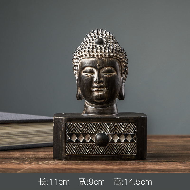 更新:79769493-95 樹脂風水擺設佛像泰國 decoration thai Buddha #pdc 680839