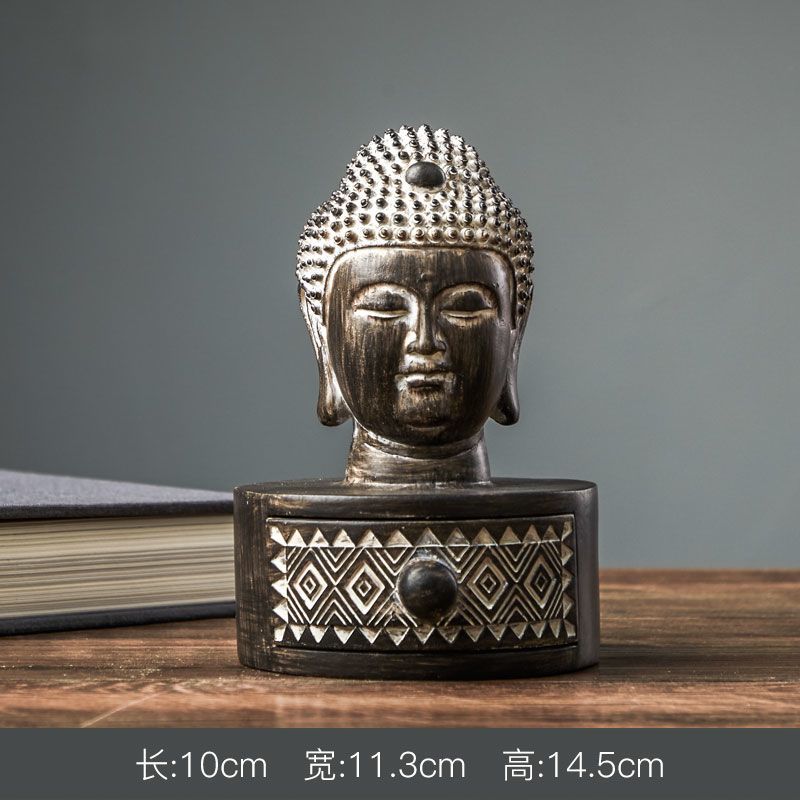 更新:79769493-95 樹脂風水擺設佛像泰國 decoration thai Buddha #pdc 680839