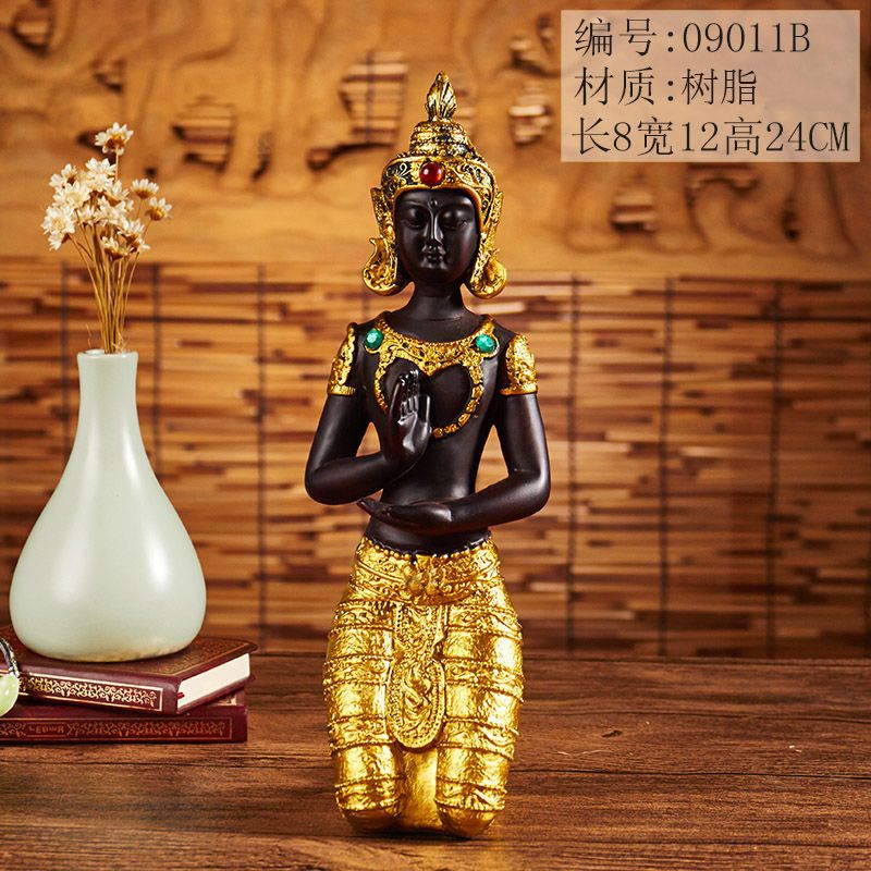 更新:79769493-95 樹脂風水擺設佛像泰國 decoration thai Buddha #pdc 680839