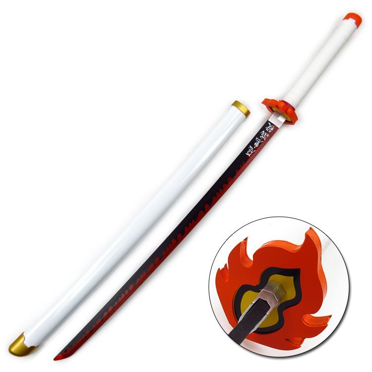 更新:79769492-99 (2pc/2件) 木製武士刀擺設鬼滅之刃demon slayer wooden sword decoration #pdc 880724