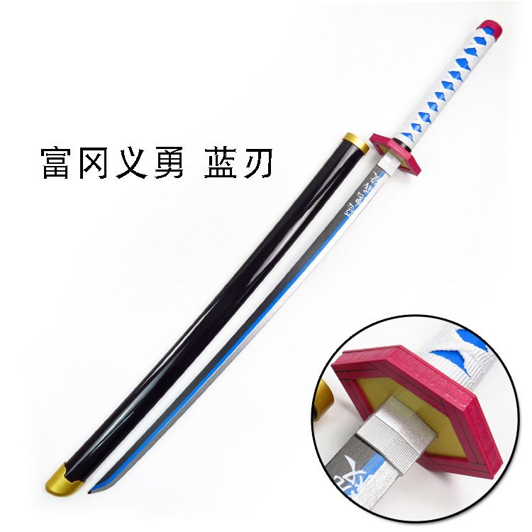 更新:79769492-99 (2pc/2件) 木製武士刀擺設鬼滅之刃demon slayer wooden sword decoration #pdc 880724