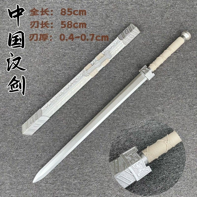 更新:79769492-99 (2pc/2件) 木製武士刀擺設漢劍 wooden sword decoration #pdc 880724