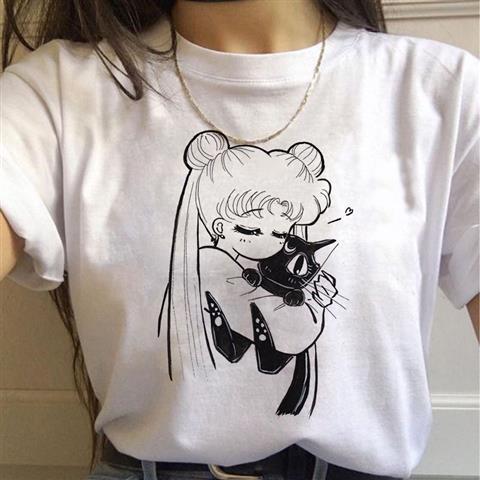 更新:79769491-92 (2件/2pc) 成人美少女戰士sailor Moon tee #pdc 810760