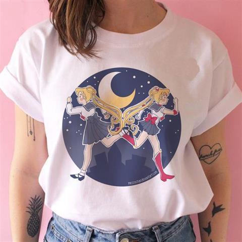 更新:79769491-92 (2件/2pc) 成人美少女戰士sailor Moon tee #pdc 810760