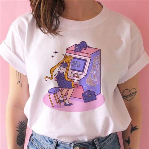 更新:79769491-92 (2件/2pc) 成人美少女戰士sailor Moon tee #pdc 810760