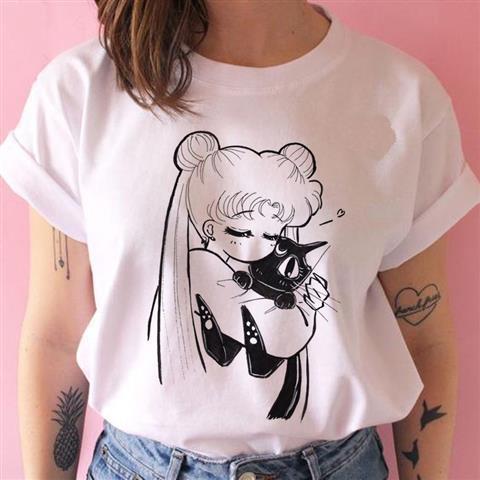 更新:79769491-92 (2件/2pc) 成人美少女戰士sailor Moon tee #pdc 810760