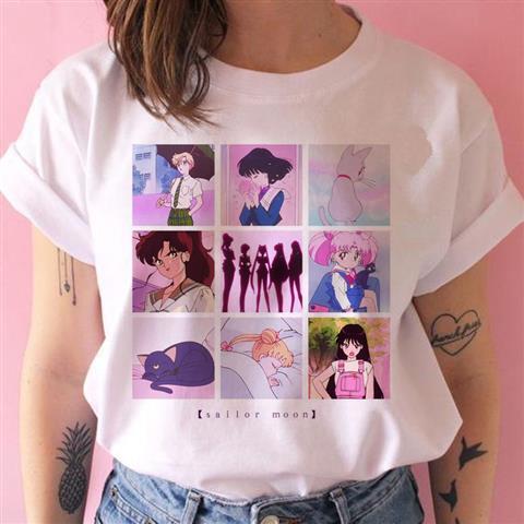 更新:79769491-92 (2件/2pc) 成人美少女戰士sailor Moon tee #pdc 810760