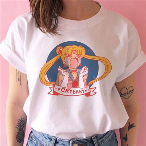 更新:79769491-92 (2件/2pc) 成人美少女戰士sailor Moon tee #pdc 810760