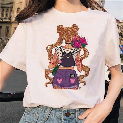 更新:79769491-92 (2件/2pc) 成人美少女戰士sailor Moon tee #pdc 810760