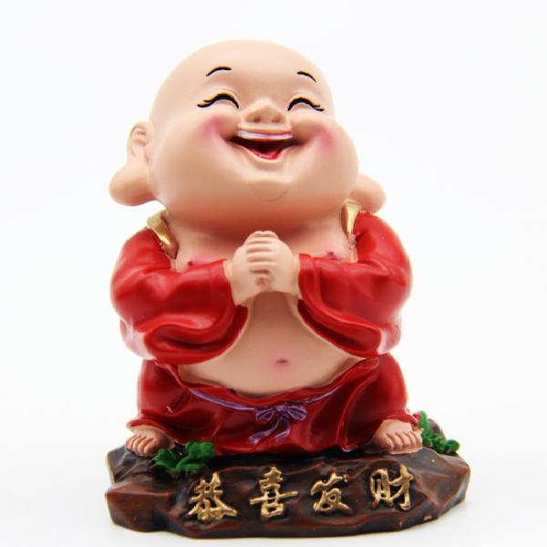 更新:79769490-99 樹脂風水擺設佛像笑佛 decoration Buddha #pdc 641330