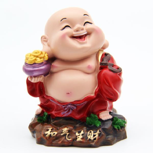 更新:79769490-99 樹脂風水擺設佛像笑佛 decoration Buddha #pdc 641330