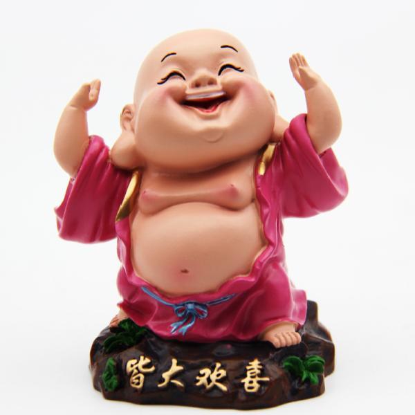 更新:79769490-99 樹脂風水擺設佛像笑佛 decoration Buddha #pdc 641330