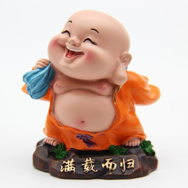更新:79769490-99 樹脂風水擺設佛像笑佛 decoration Buddha #pdc 641330