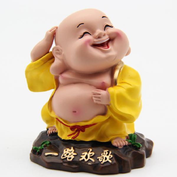 更新:79769490-99 樹脂風水擺設佛像笑佛 decoration Buddha #pdc 641330