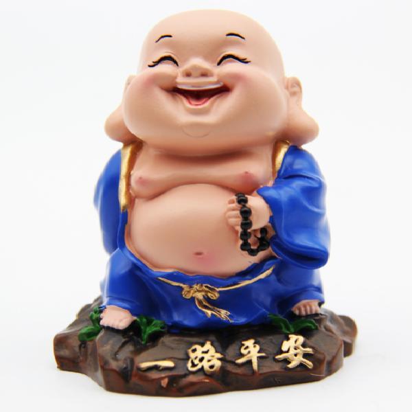 更新:79769490-99 樹脂風水擺設佛像笑佛 decoration Buddha #pdc 641330