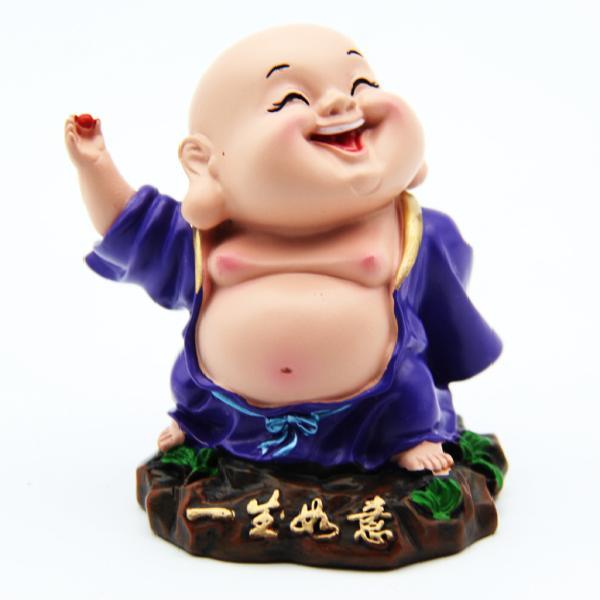 更新:79769490-99 樹脂風水擺設佛像笑佛 decoration Buddha #pdc 641330