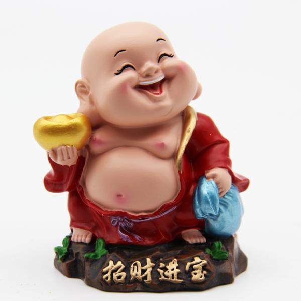 更新:79769490-99 樹脂風水擺設佛像笑佛 decoration Buddha #pdc 641330