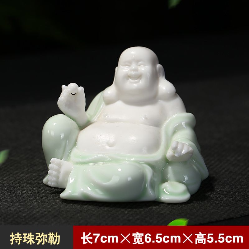 更新:79769490-99 陶瓷風水擺設佛像笑佛 decoration Buddha #pdc 641330