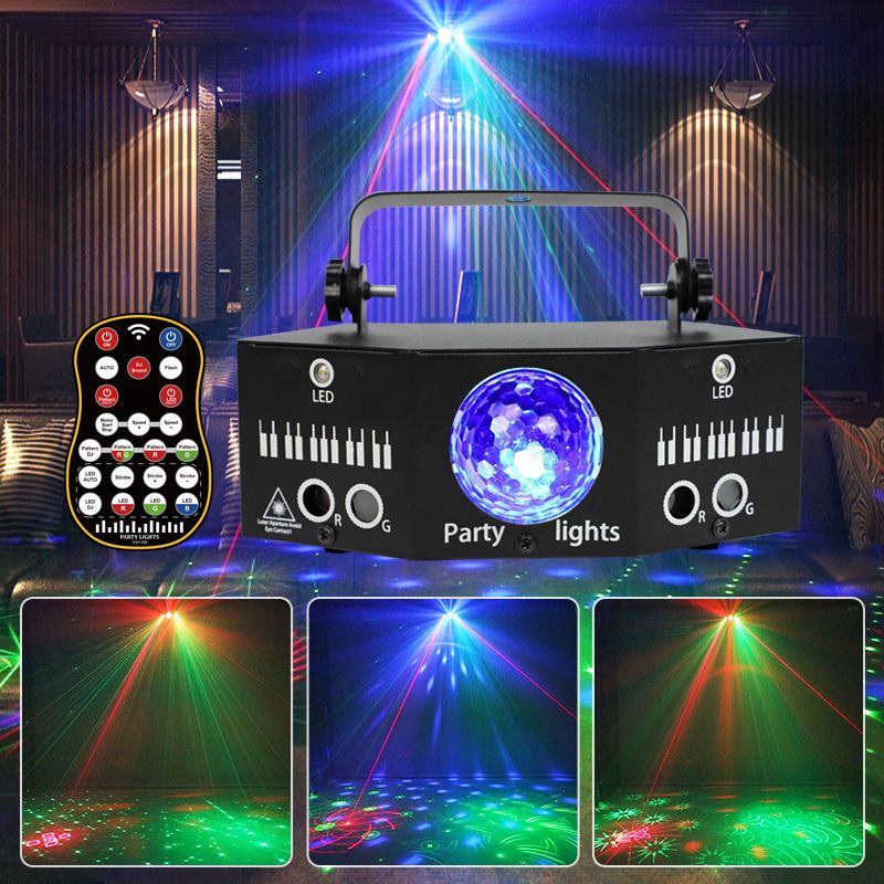 更新:79769487-96 舞台燈光雷射led激光閃頻燈 disco lazer lighting party light #pdc 800803