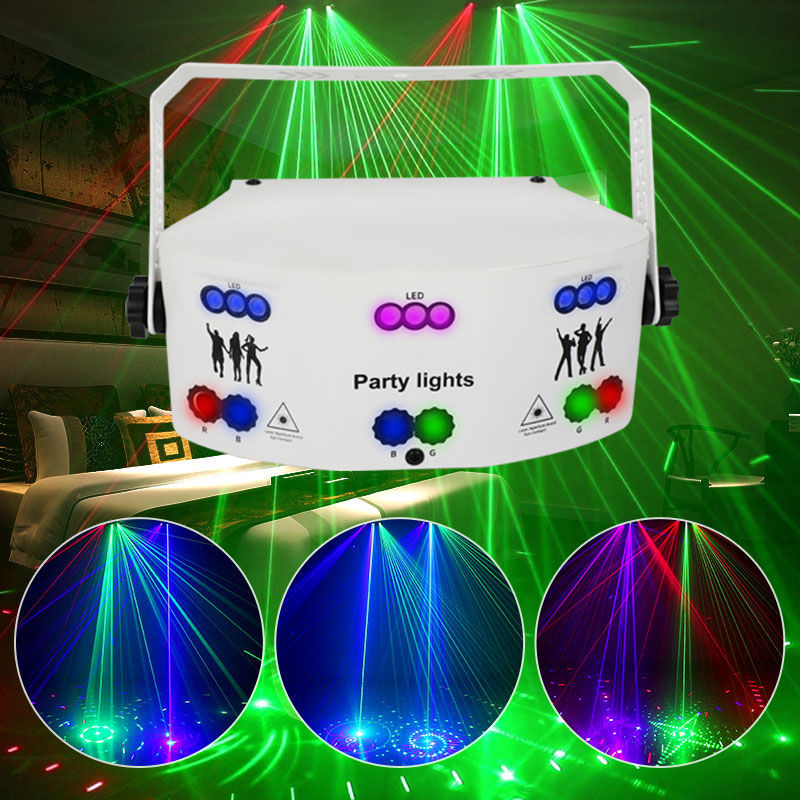 更新:79769487-96 舞台燈光雷射led激光閃頻燈 disco lazer lighting party light #pdc 800803