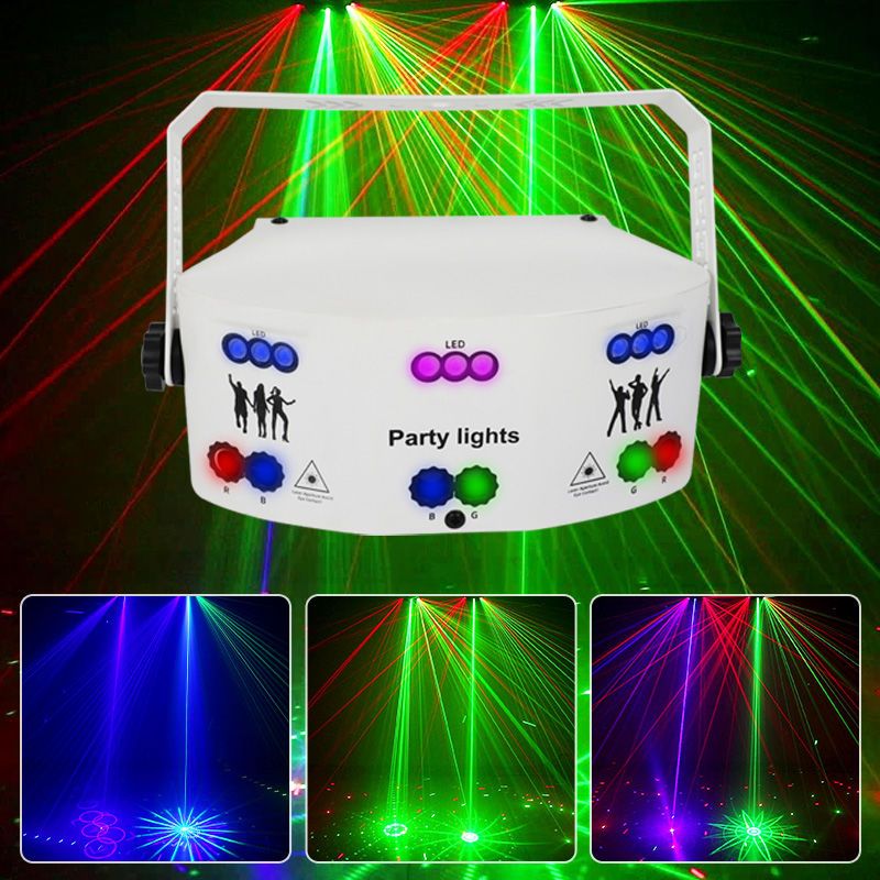 更新:79769487-96 舞台燈光雷射led激光閃頻燈 disco lazer lighting party light #pdc 800803