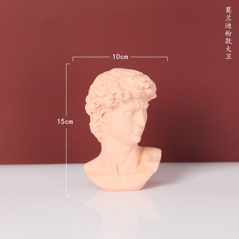 更新:79769486-99 仿石膏風水擺設佛像人像大衛高度15 cm decoration plaster statue #pdc 641517