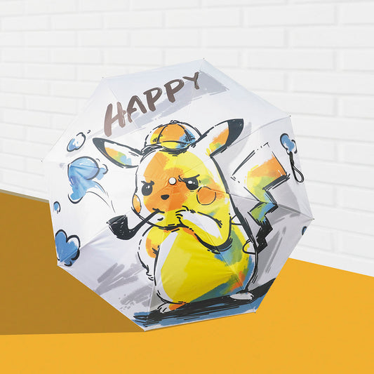 更新:79769486-98 (2pc/2件) 雨遮雨傘寵物小精靈比卡超pokemon umbrella #pdc 901407