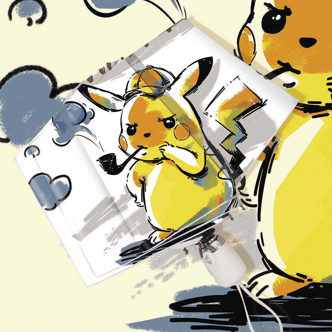 更新:79769486-98 (2pc/2件) 雨遮雨傘寵物小精靈比卡超pokemon umbrella #pdc 901407