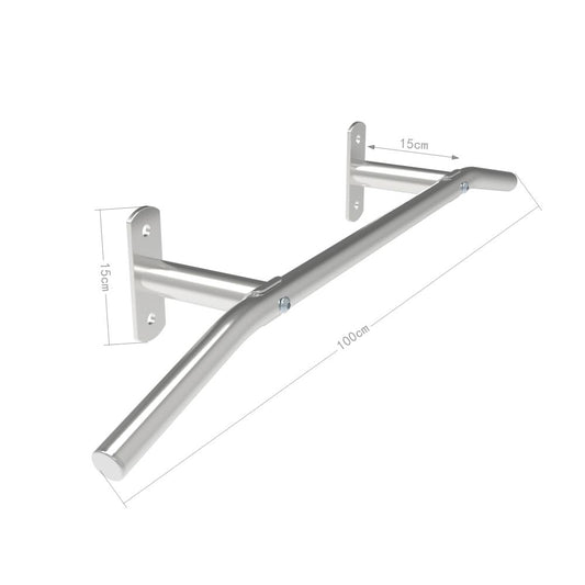更新:79769486-95 掛牆單杠引體上升不銹鋼 Gym pull up chin up bar wall mount stainless steel #PDC 861515