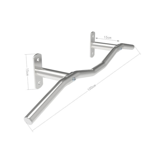 更新:79769486-95 掛牆單杠引體上升不銹鋼 Gym pull up chin up bar wall mount stainless steel #PDC 861515