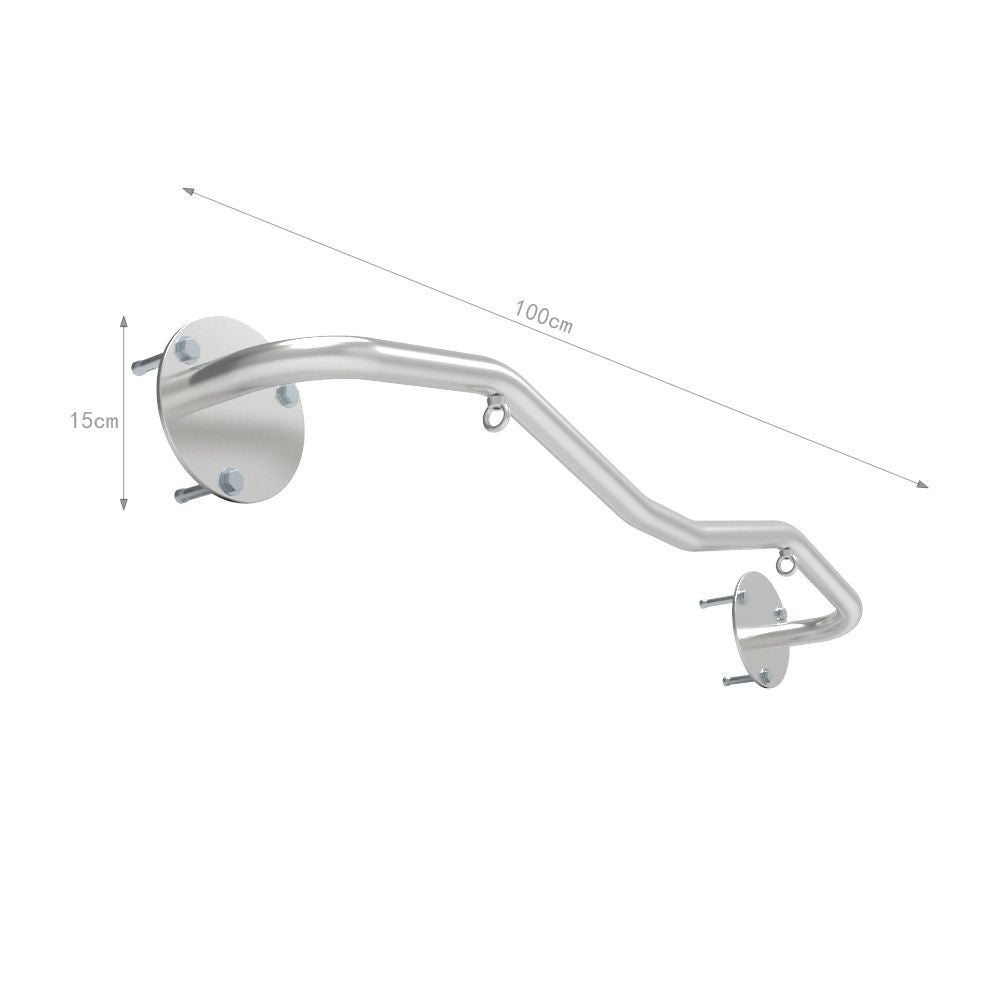 更新:79769486-95 掛牆單杠引體上升不銹鋼 Gym pull up chin up bar wall mount stainless steel #PDC 861515