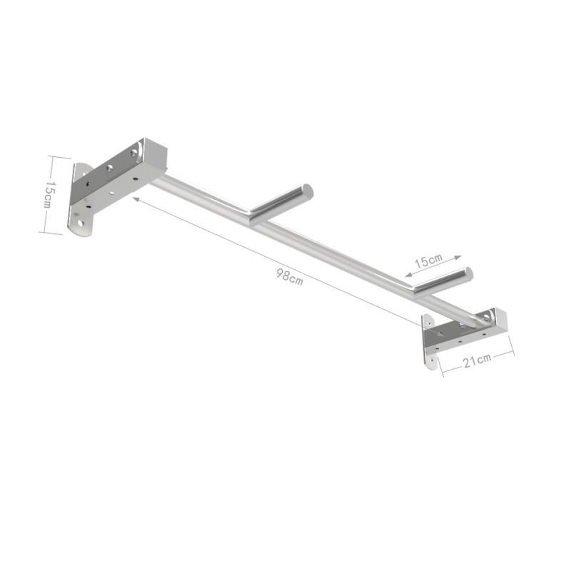 更新:79769486-95 掛牆單杠引體上升不銹鋼 Gym pull up chin up bar wall mount stainless steel #PDC 861515