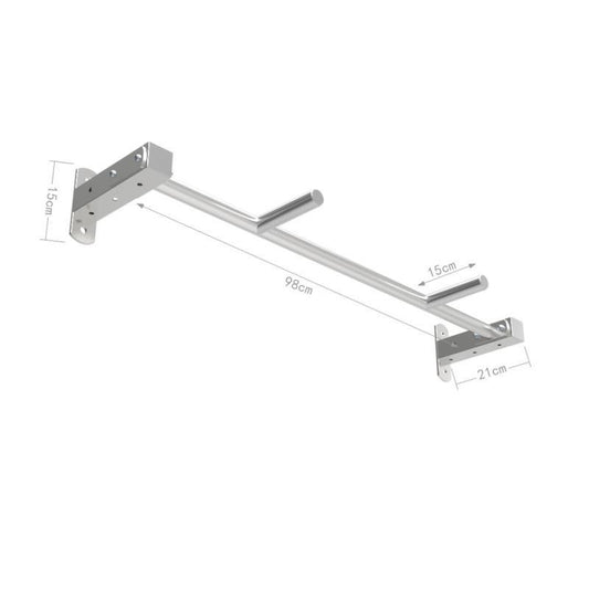 更新:79769486-95 掛牆單杠引體上升不銹鋼 Gym pull up chin up bar wall mount stainless steel #PDC 861515