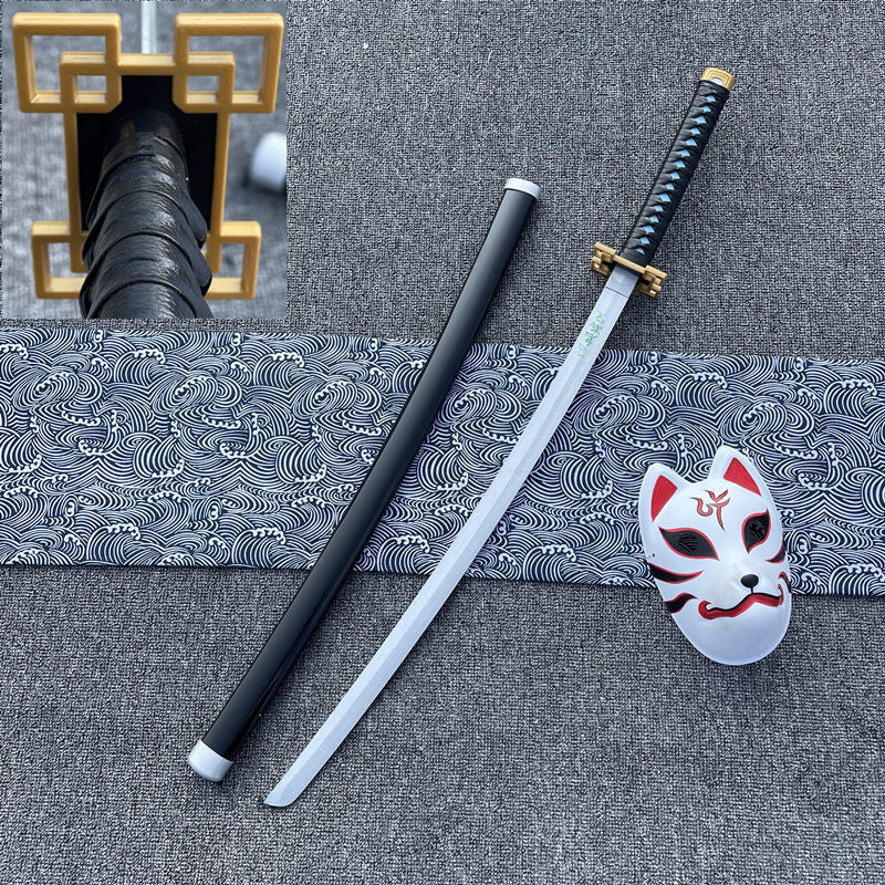 更新:79769479-99 (2pc/2件) 木製武士刀擺設鬼滅之刃100cm demon slayer wooden sword decoration bmp #pdc 871541