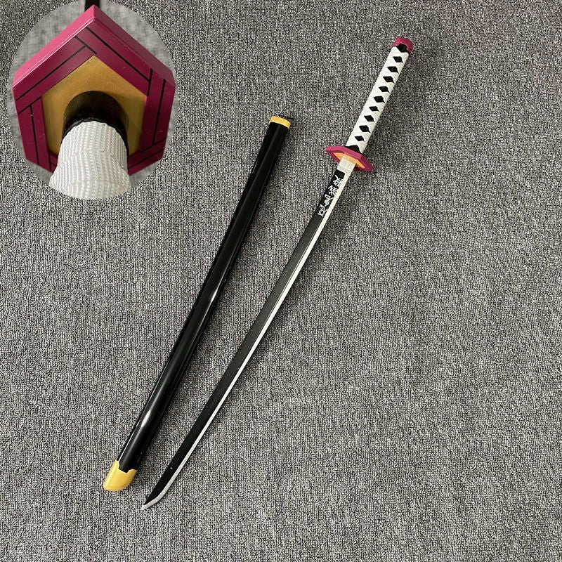 更新:79769479-99 (2pc/2件) 木製武士刀擺設鬼滅之刃100cm demon slayer wooden sword decoration bmp #pdc 871541