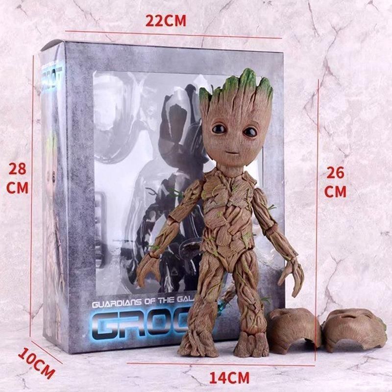 更新:79769393-98 動漫擺設銀河護衛隊樹人galaxy groot decoration #pdc 461405