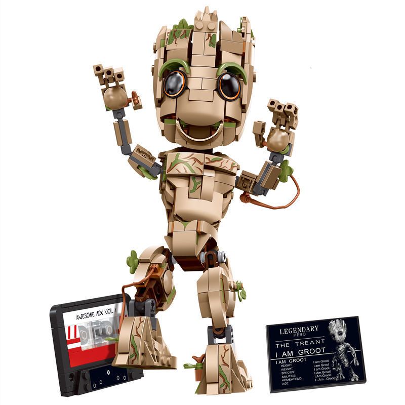 更新:79769393-98 動漫擺設銀河護衛隊樹人galaxy groot decoration #pdc 461405