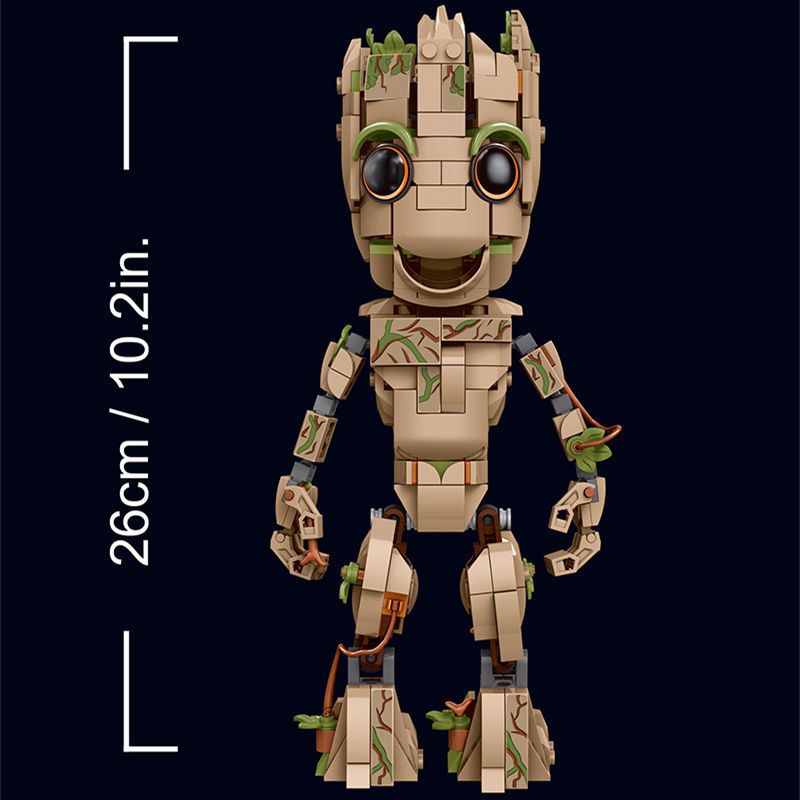 更新:79769393-98 動漫擺設銀河護衛隊樹人galaxy groot decoration #pdc 461405