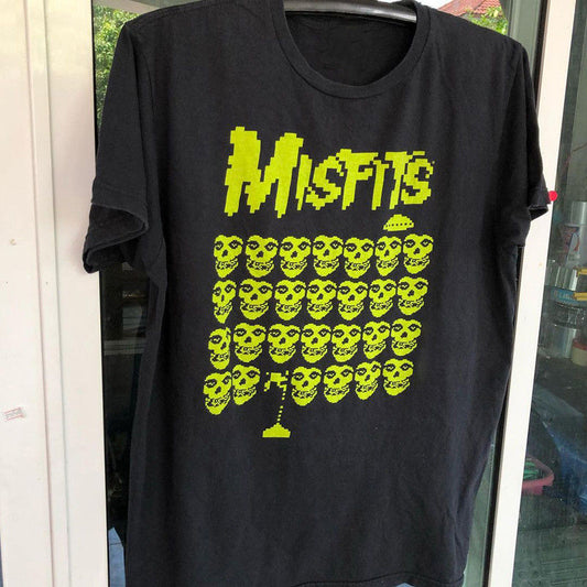 更新:79769392-99 (2pc/2件) 成人搖滾rock and roll horror the misfits tee #PDC 871406